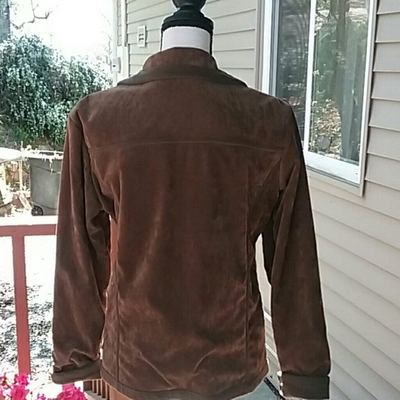 Fake type suede jacket. - Picture 3 of 5